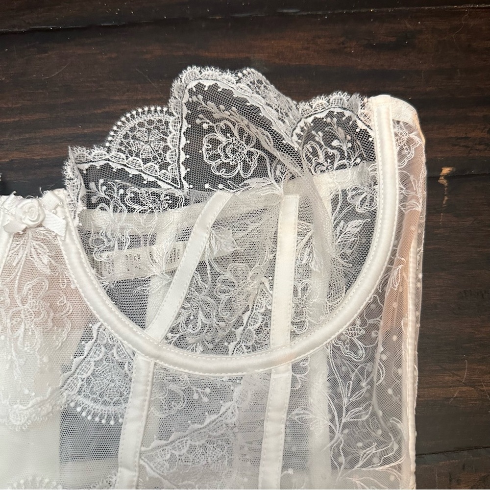 New! For Love And Lemons Forever Garter Bustier L 51513 - Picture 5 of 9